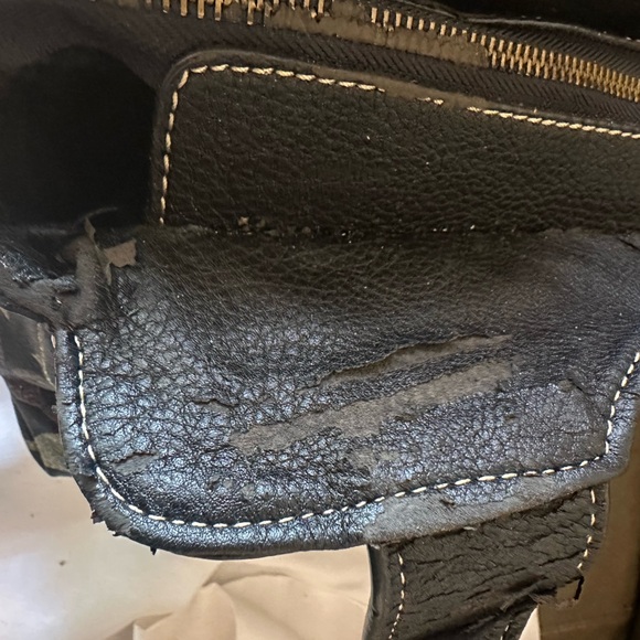 Coach Metallic Signature Jacquard Satchel + Cosmetic Pouch Copper Gold - Picture 14 of 16